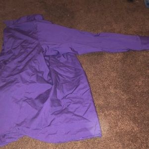 purple long sleeve button-down